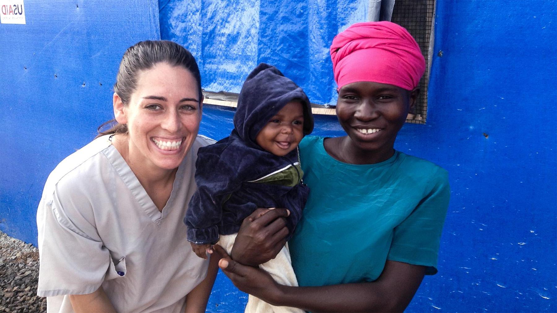 Suter's patients being discharged after surviving Ebola in Liberia.